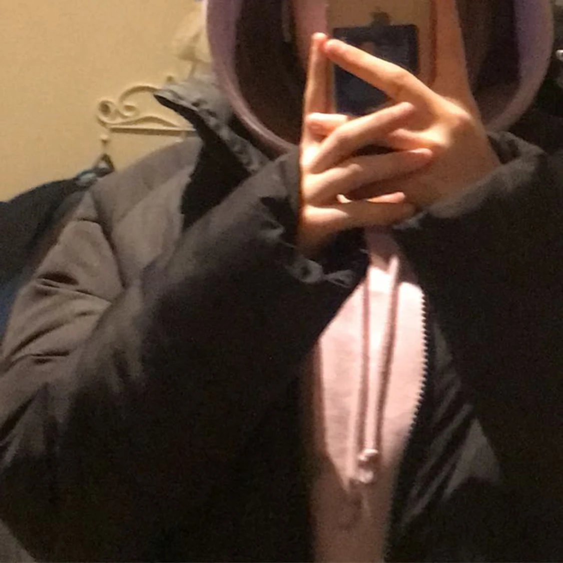 Svart vinter jacka  - 91