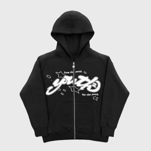 For the youth zip hoodie - Testat en gång och aldrig mer anvönd. Den har alla tags kvar och är väldigt tjock och varm. bra kvalite och hållbart material