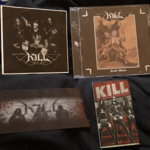 kill Cd+ klistermärken - Oanvänd cd +stickers   Köpt direkt på mässa