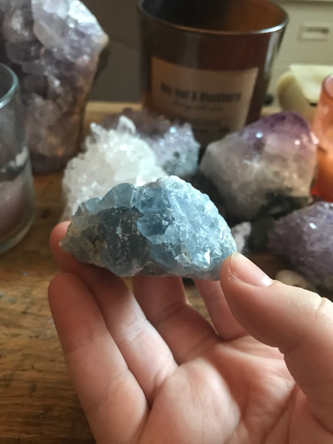 Celestit/celestin kluster! - 90