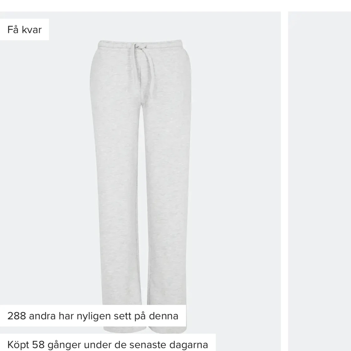 Mjukisbyxor straight 