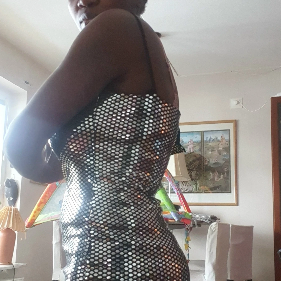 Super fin paljet klänning  - 90