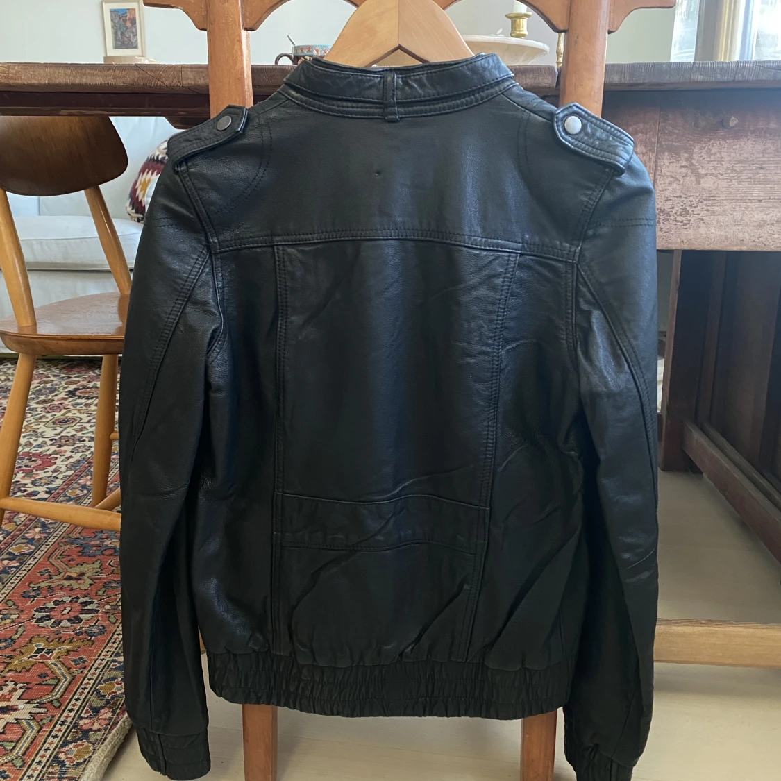 Racer biker jacket Äkta skinn - 90