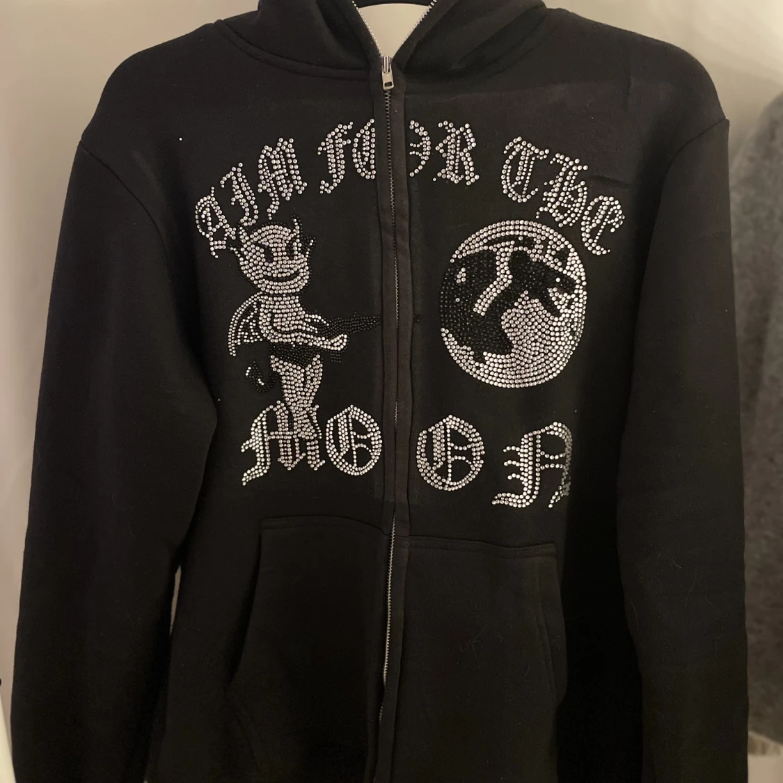 Aim for the moon zip hoodie - 90