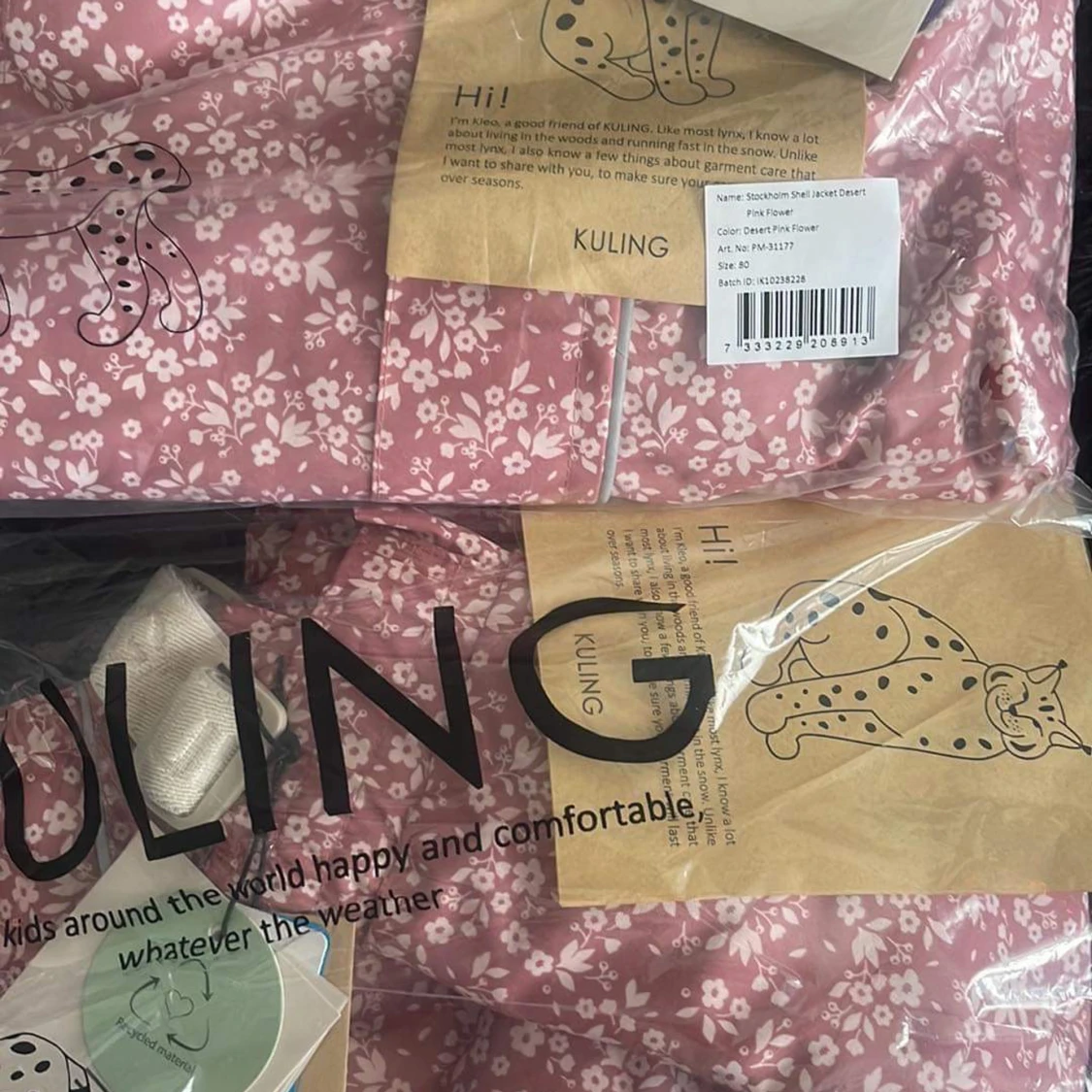 Barn vinter overall 2 delar - 90