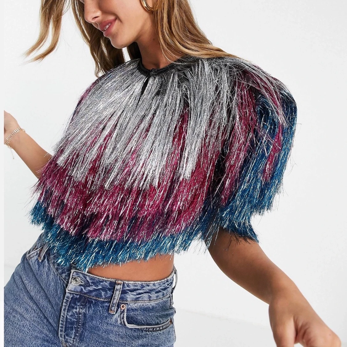 Asos glitter topp