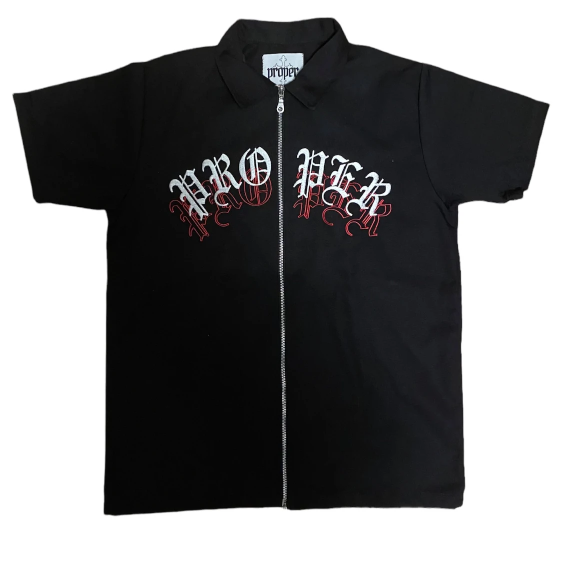 Proper ettiquettes zip shirt