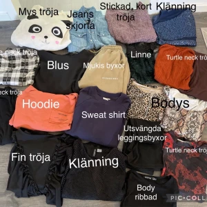 KLÄDER XS-S - Många oanvända , andra använda men i bra skick. Alla xs passar även S. 20kr styck eller alla för 200kr. Finns i Västerås. Kan även frakta 