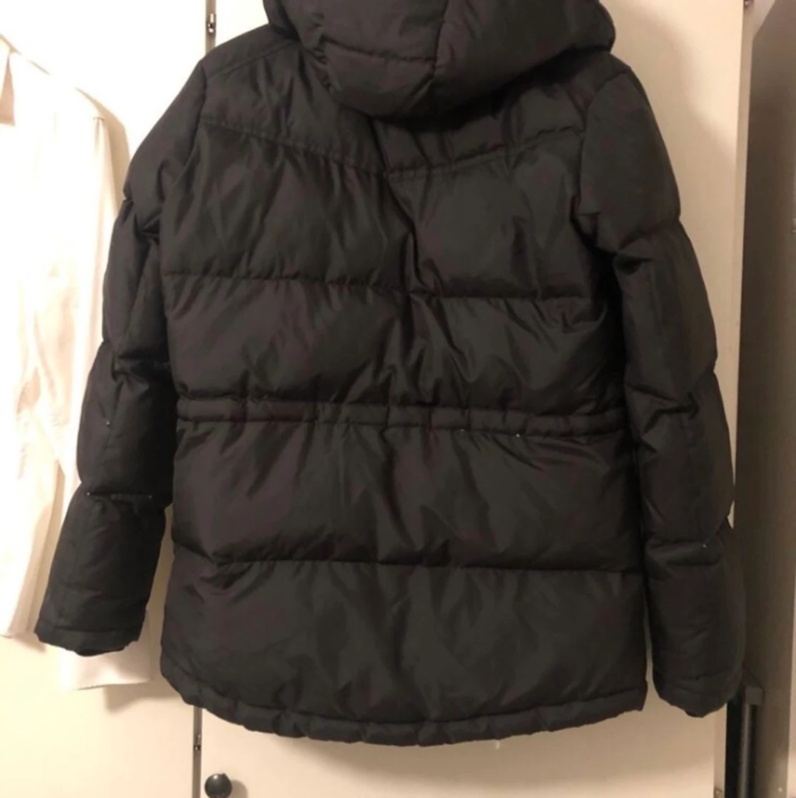 Mörkblå pufferjacket vinterjacka - 91