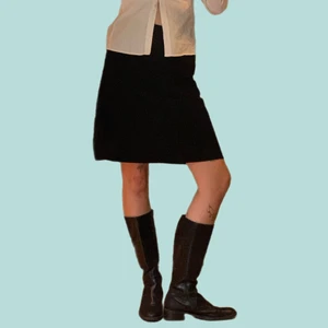 Läderboots - Läderboots i bra kondition, bekväm längd och klack