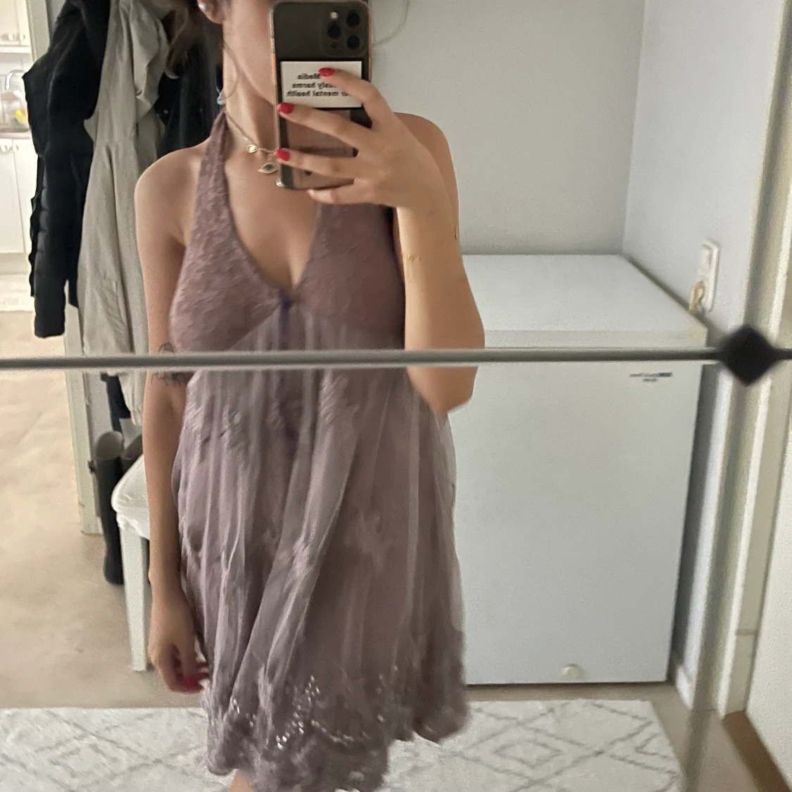 odd molly halterneck klänning