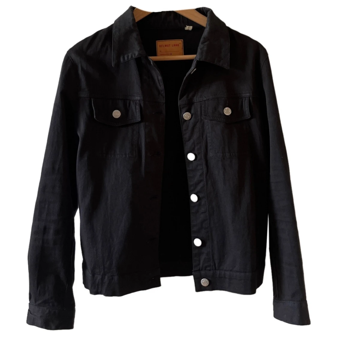 1998 Helmut Lang Black Denim Jacket