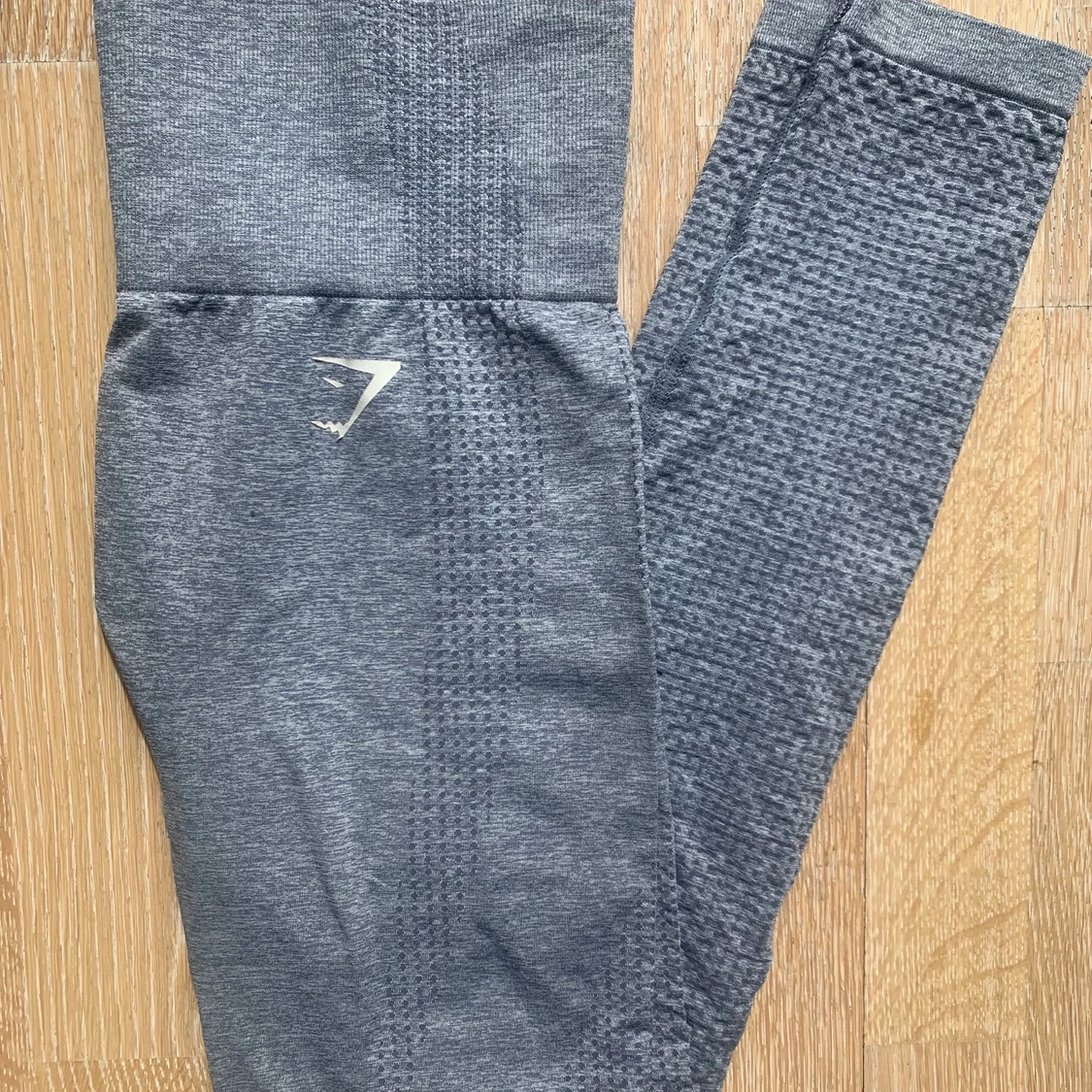 Blå/gråa gymshark byxor