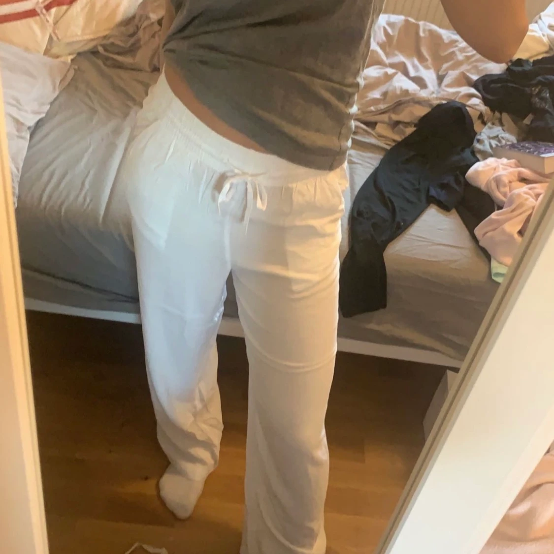 Vita eftertraktade linnebyxor! 🤍 - 91