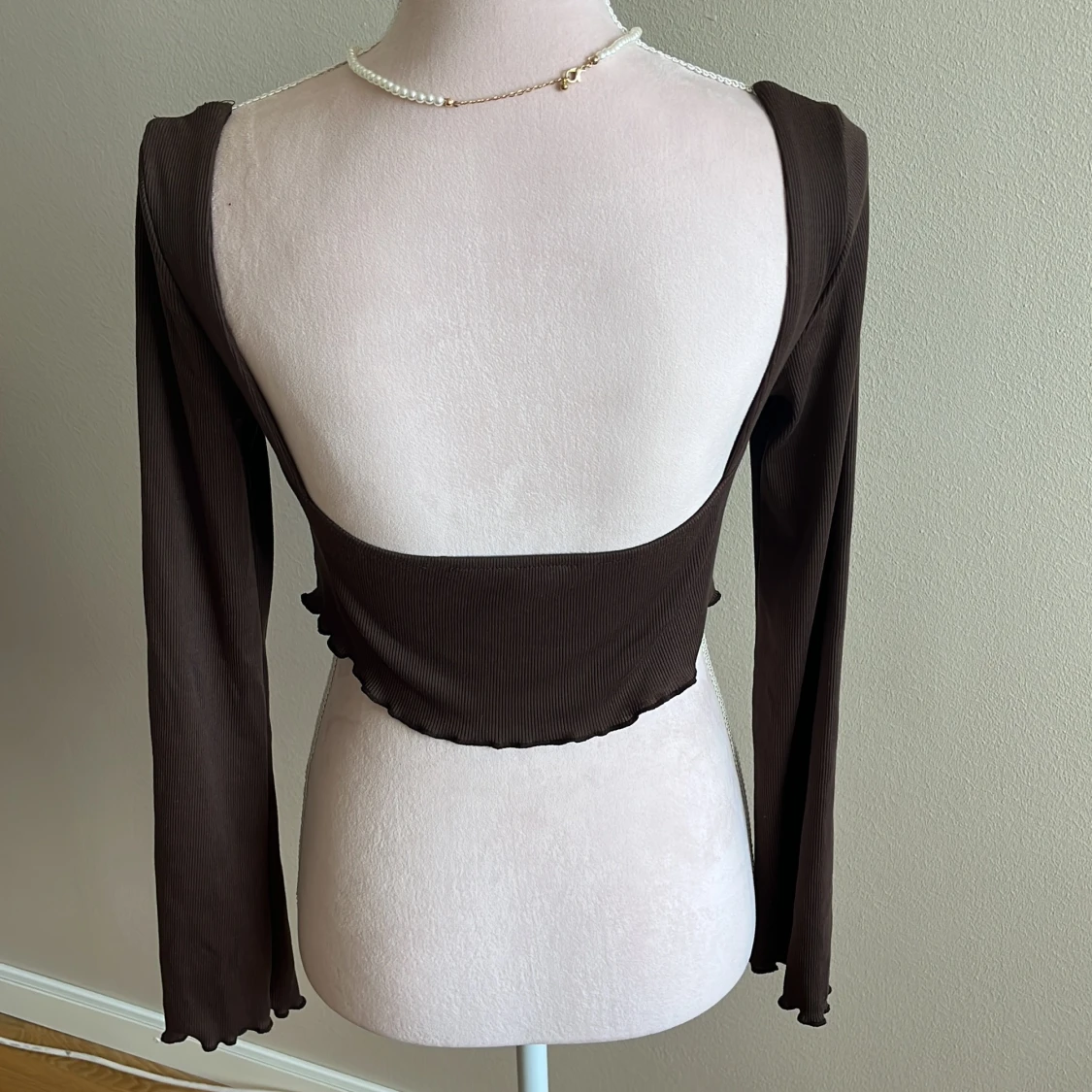 Brun gullig tröja  - 91