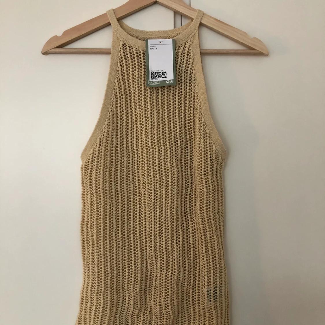 oanvänt! HM virkad linne S - 90