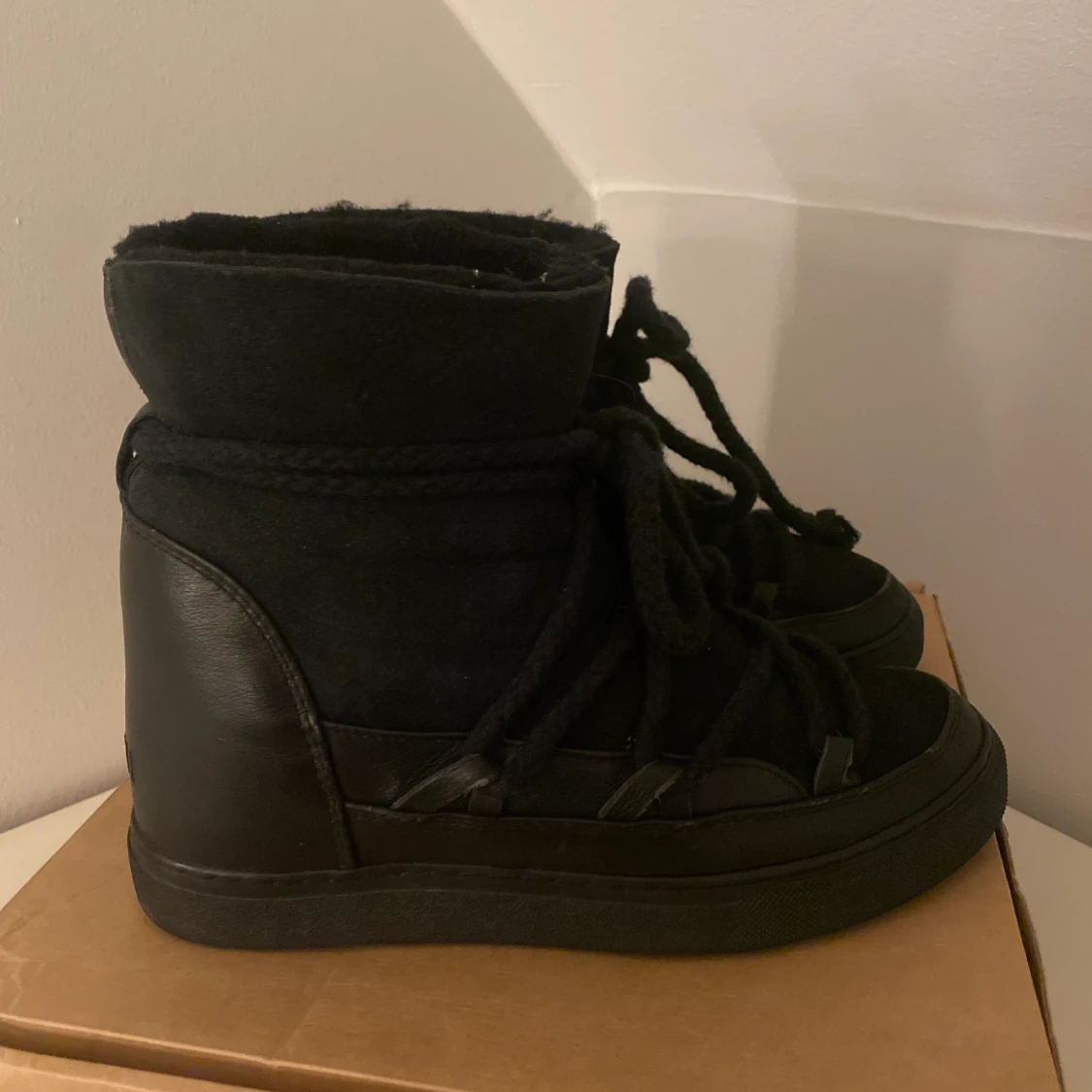 Classic Wedge - platta ankelboots - 90