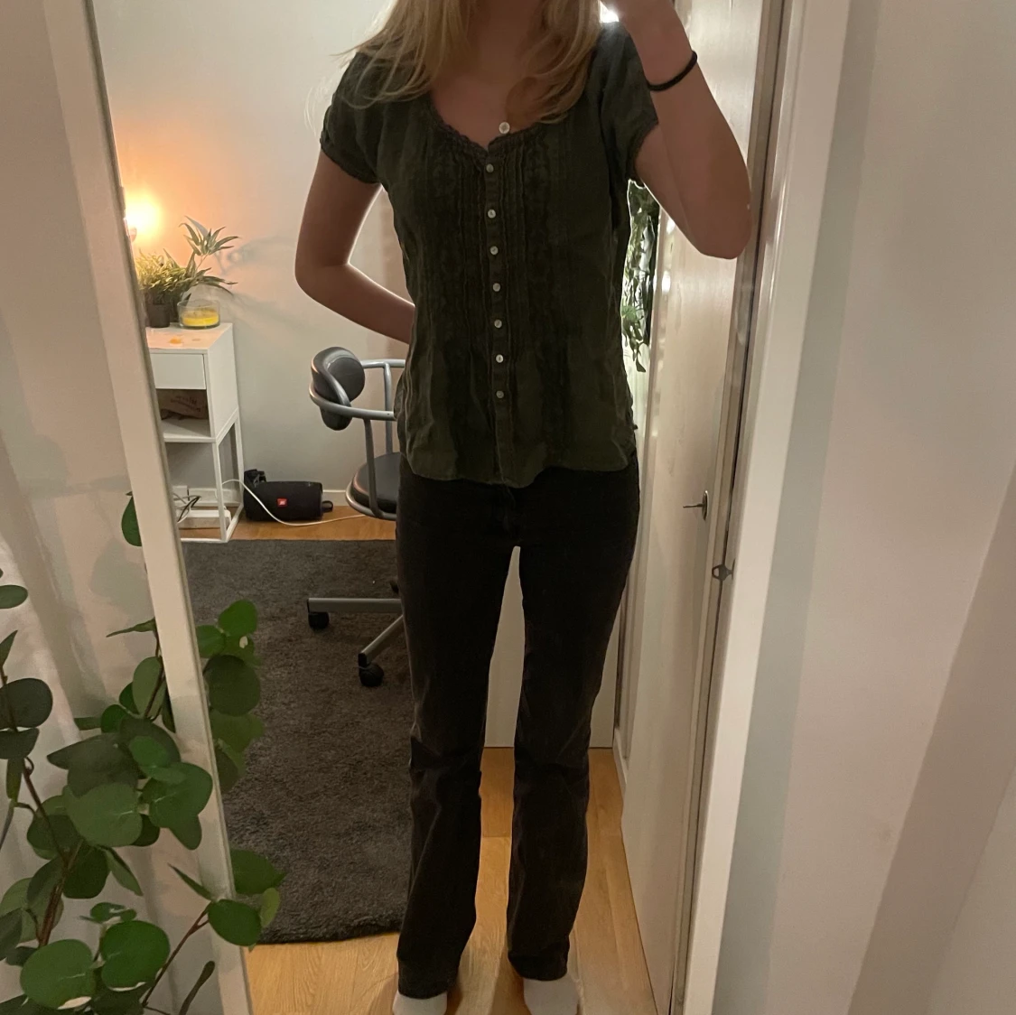 Blus mörkgrön - 91