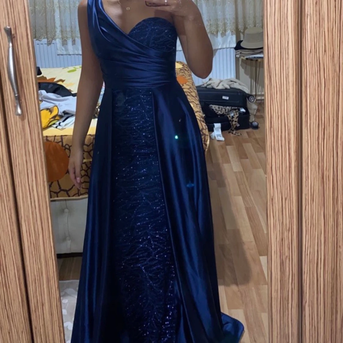 Marinblå balklänning  - 91