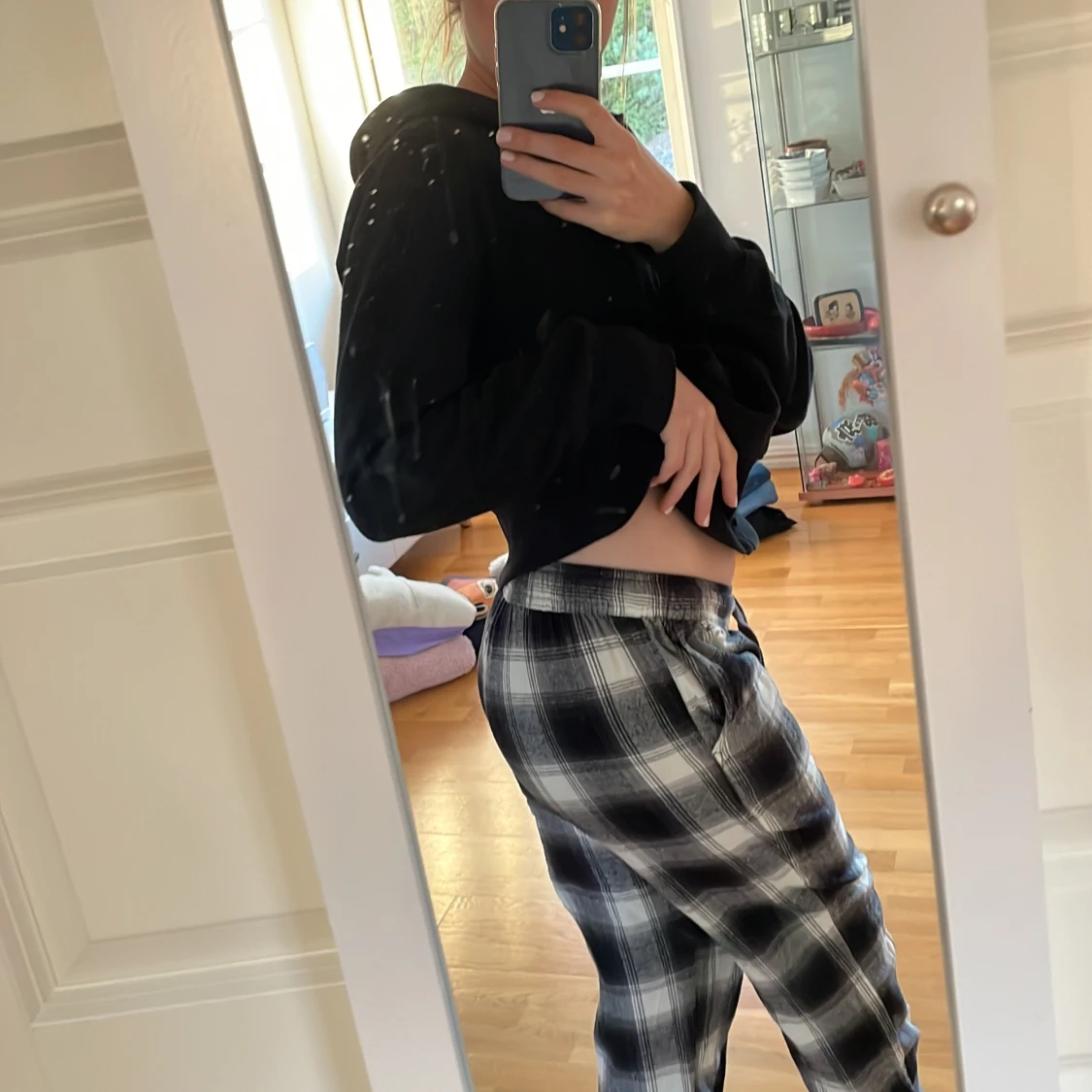 Rutiga pyjamas byxor  - 90