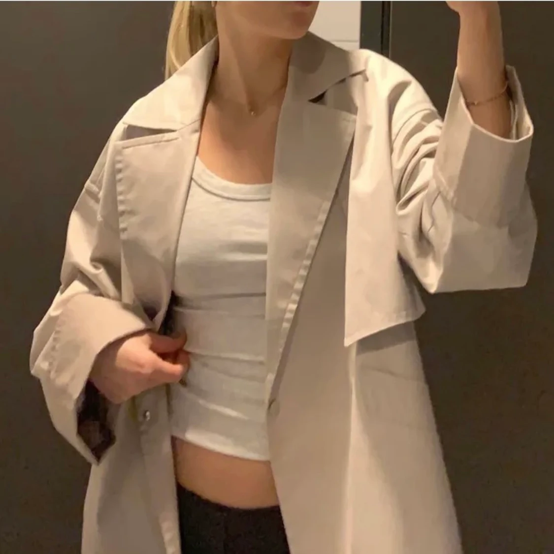 Kortare trenchcoat - 91