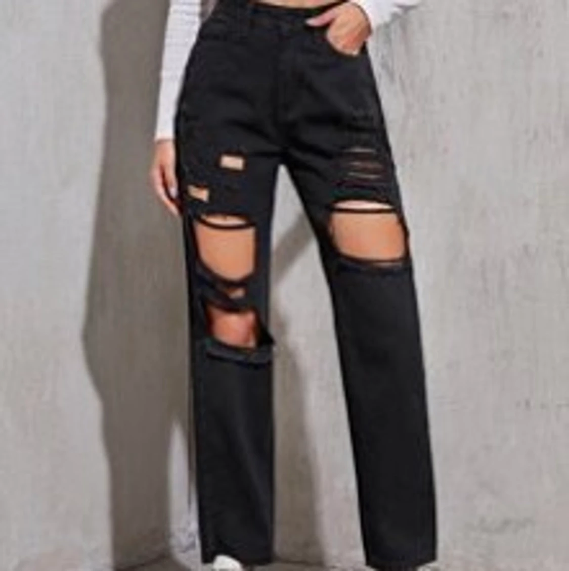 Ripped baggy jeans🌺 - 90