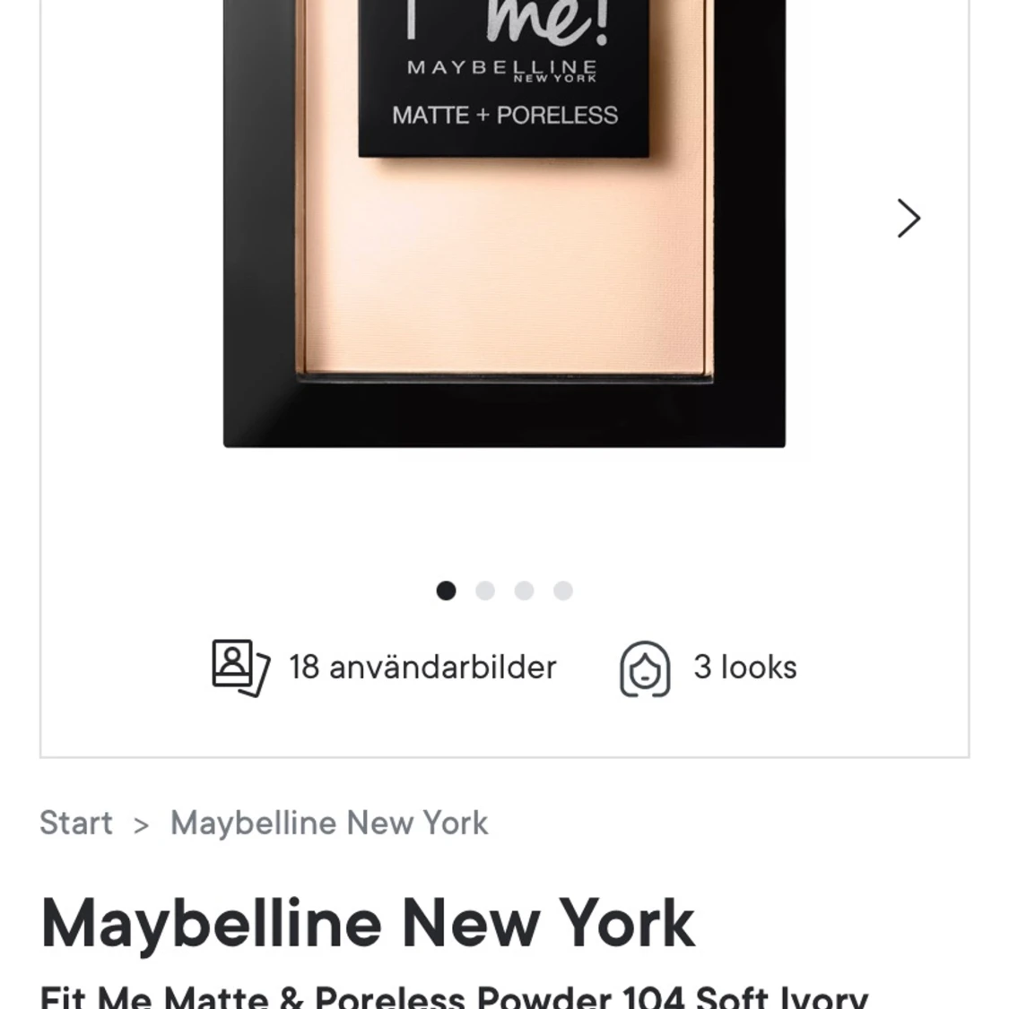Säljer detta puder från maybelline New York!🫶🏼