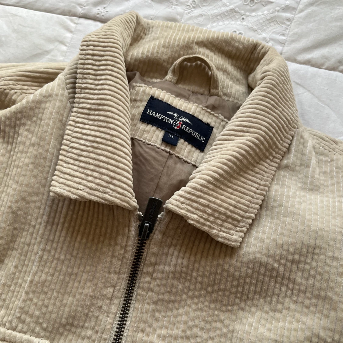 Beige manchester jacka/overshirt - HAMPTON REPUBLIC - 90