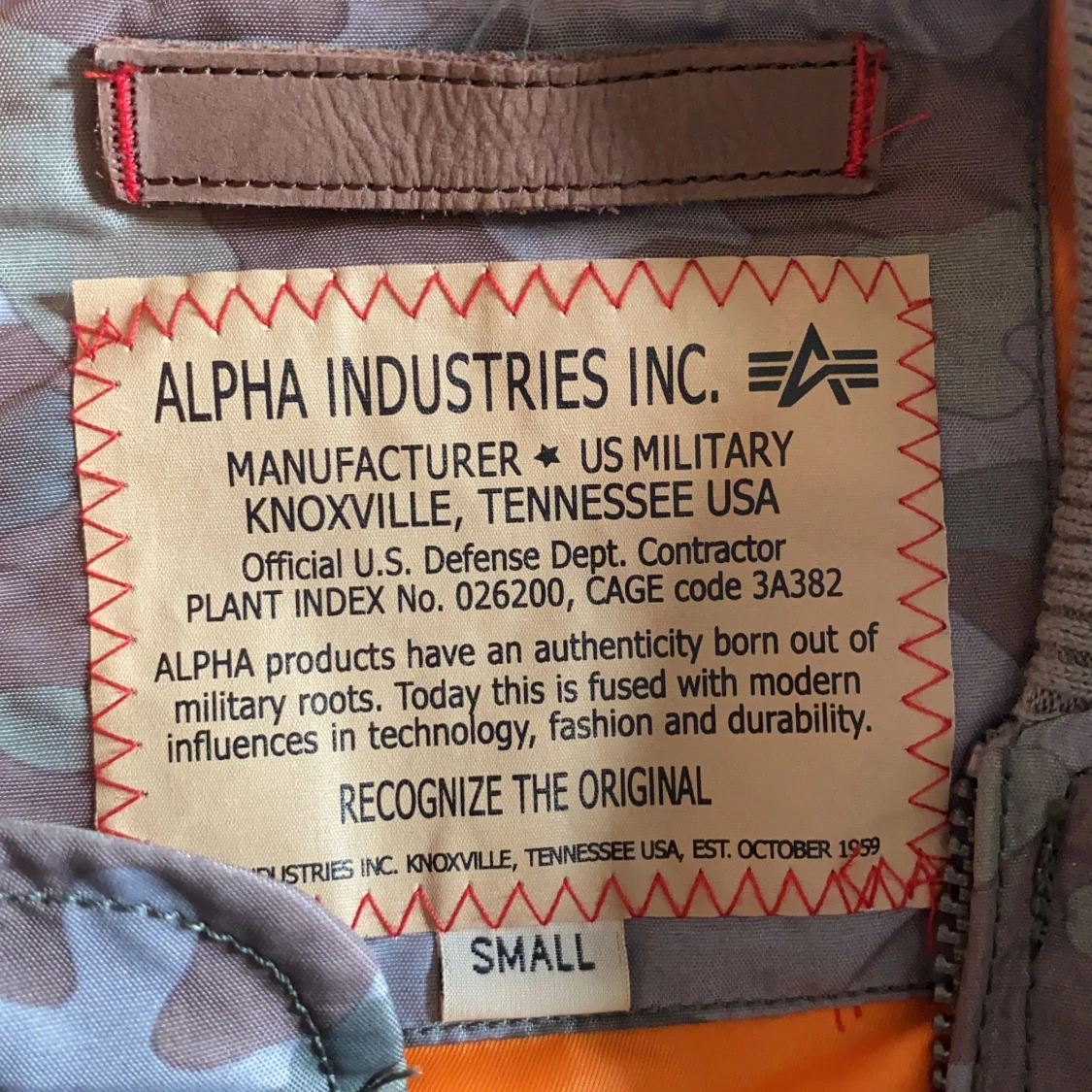 Alpha industries jacka  - 91