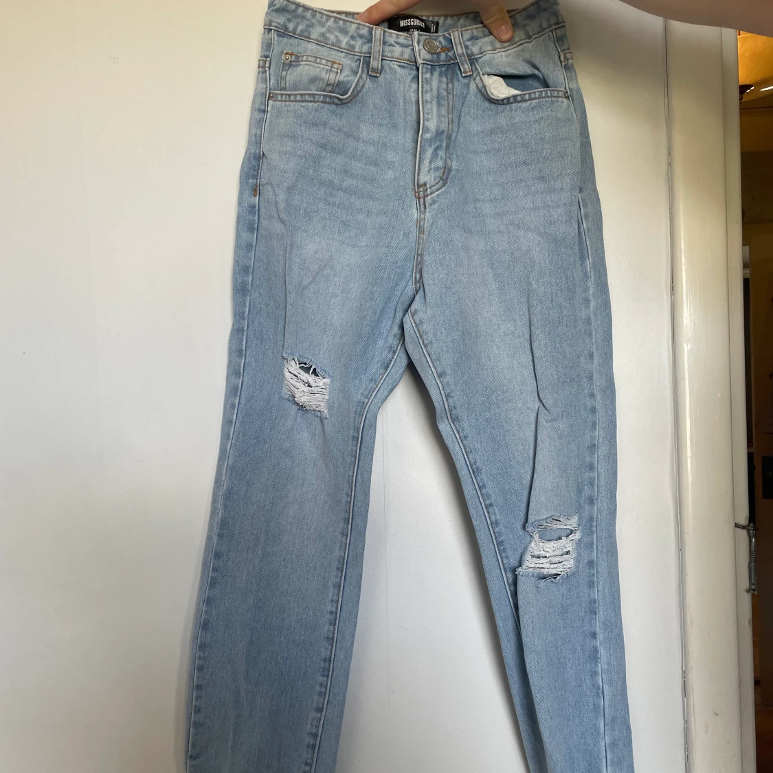 Blåa jeans