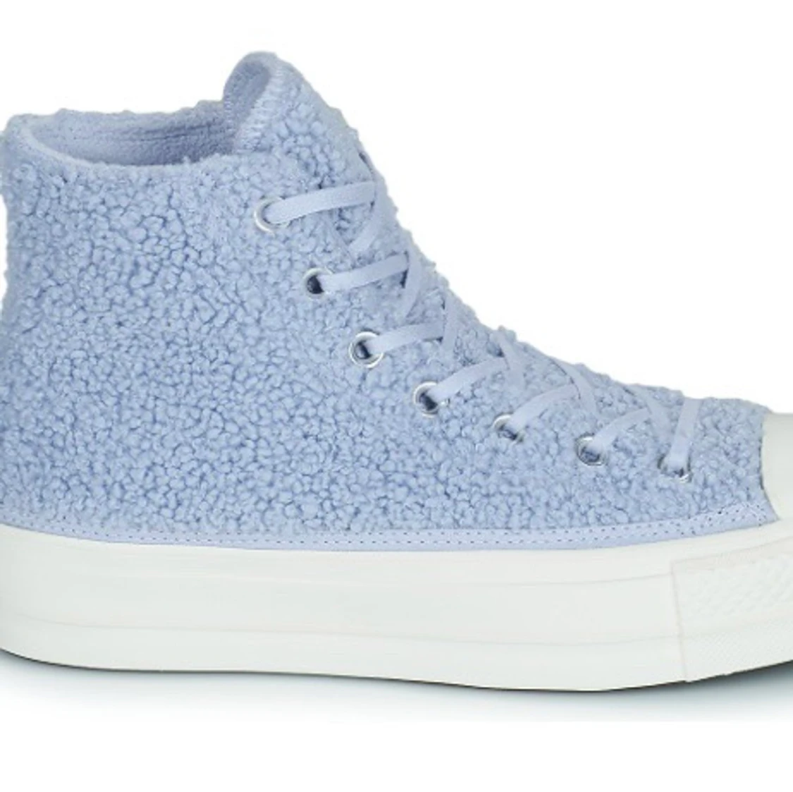 Blå fluffiga Converse  - 90