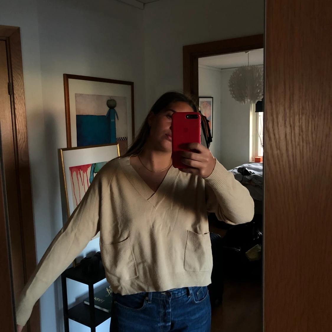 Finstickad tröja - 90