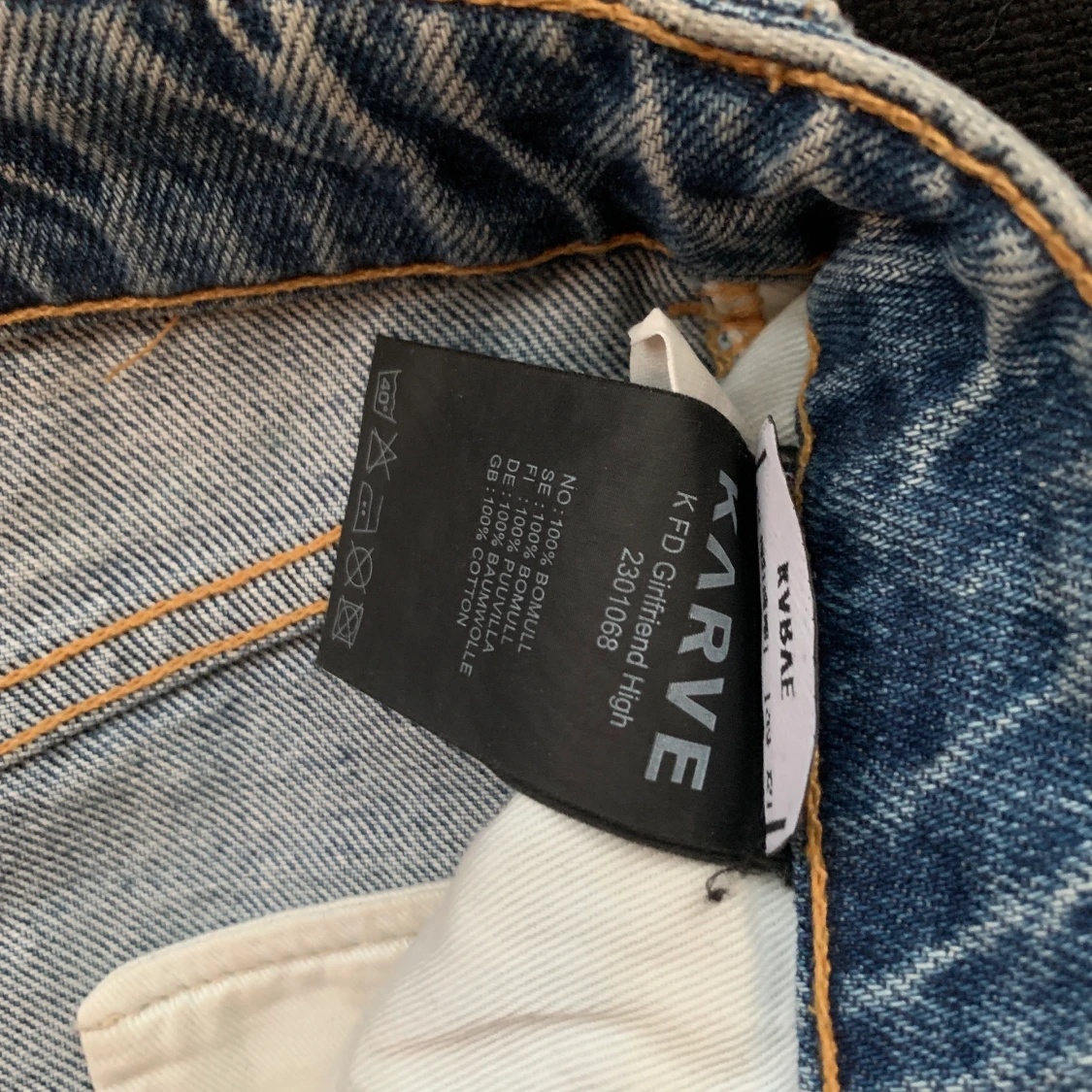 karve jeans girlfriend high, strl. xs - 91