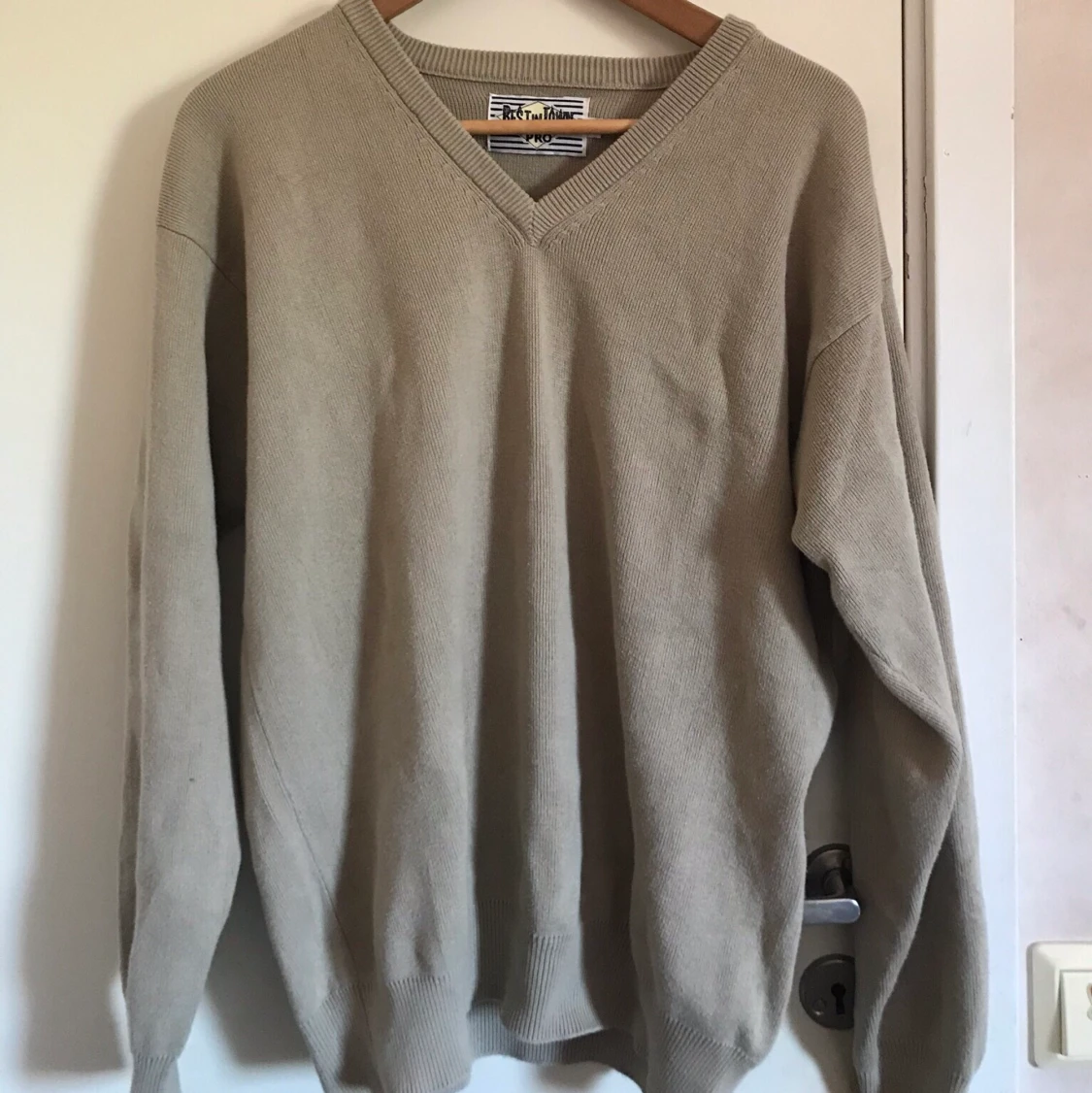Oversized Beige sweatshirt strl L