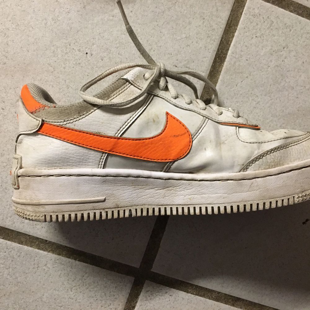 nike air force 1 shadow white and orange