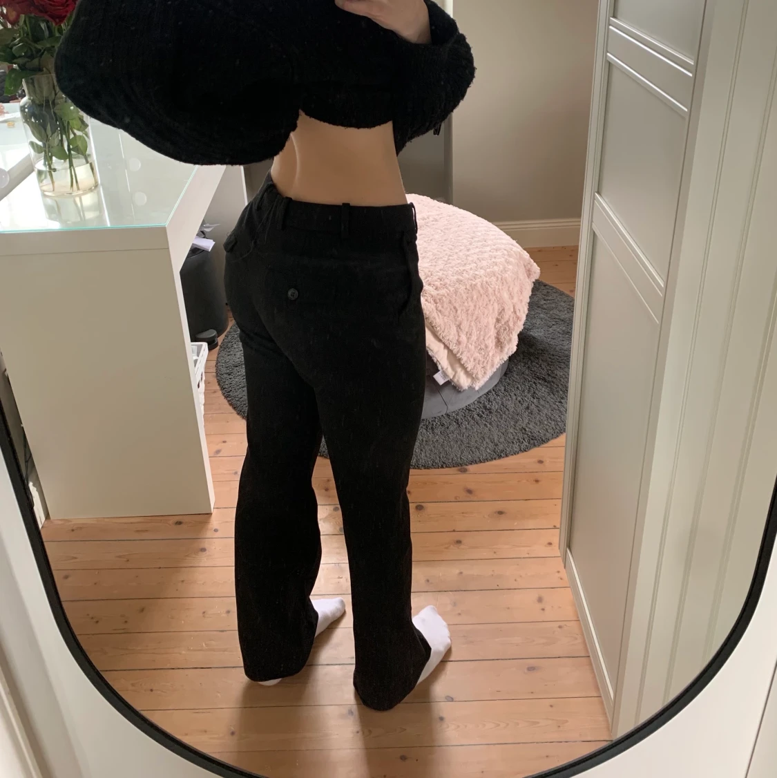 Lågmidjade kostymbyxor - 90