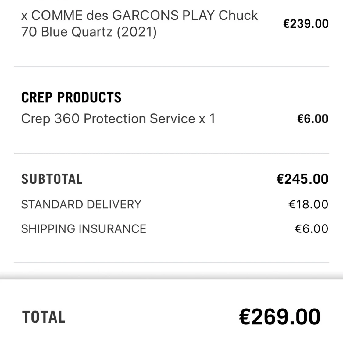 Cdg converse high blå - 91