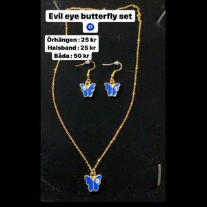 Evil eye butterfly set 🧿 - Evil eye butterfly set. Handmade with lots of love <3 Om du är interessed efter fler bilder kan du gärna skriva inne på DM :) 