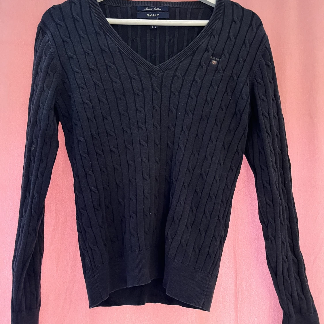 Kabelstickad tröja från gant  - 90