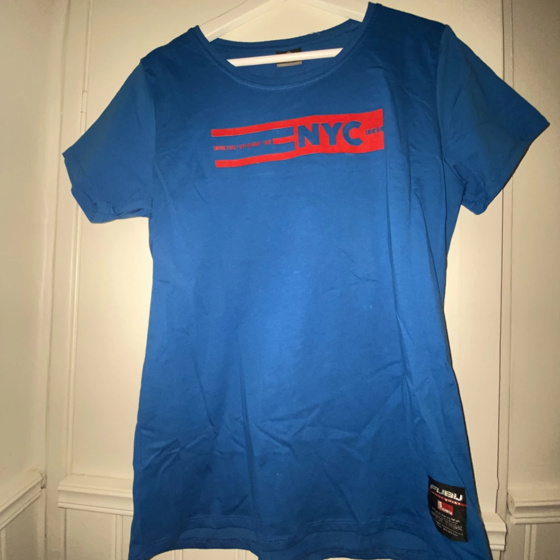 New york NYC Fubu print tshirt 