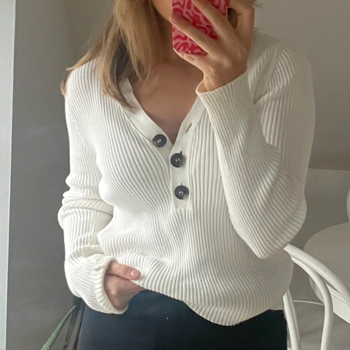 Kofta / Tröja i Vit - 90