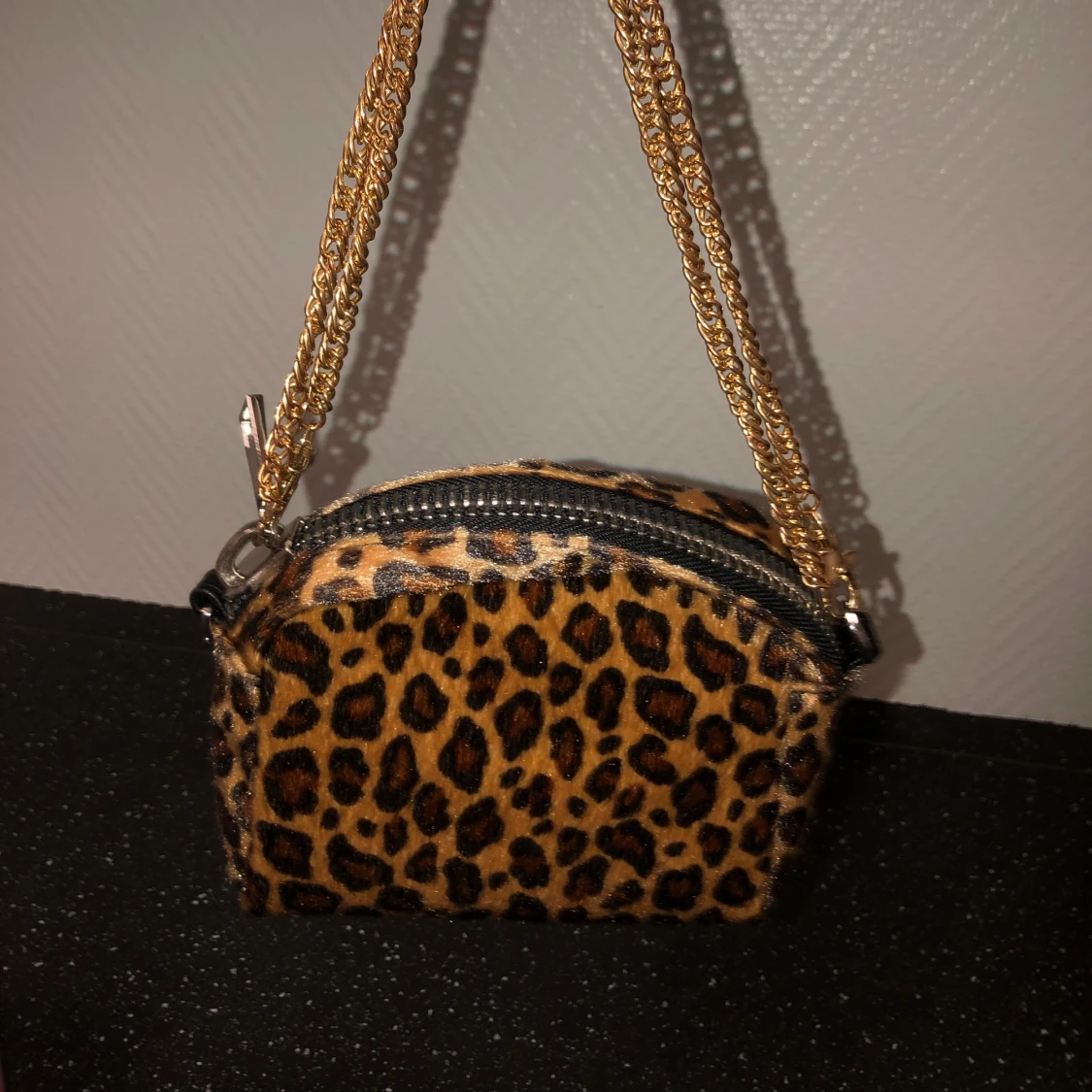 Leopard mönster hand väska