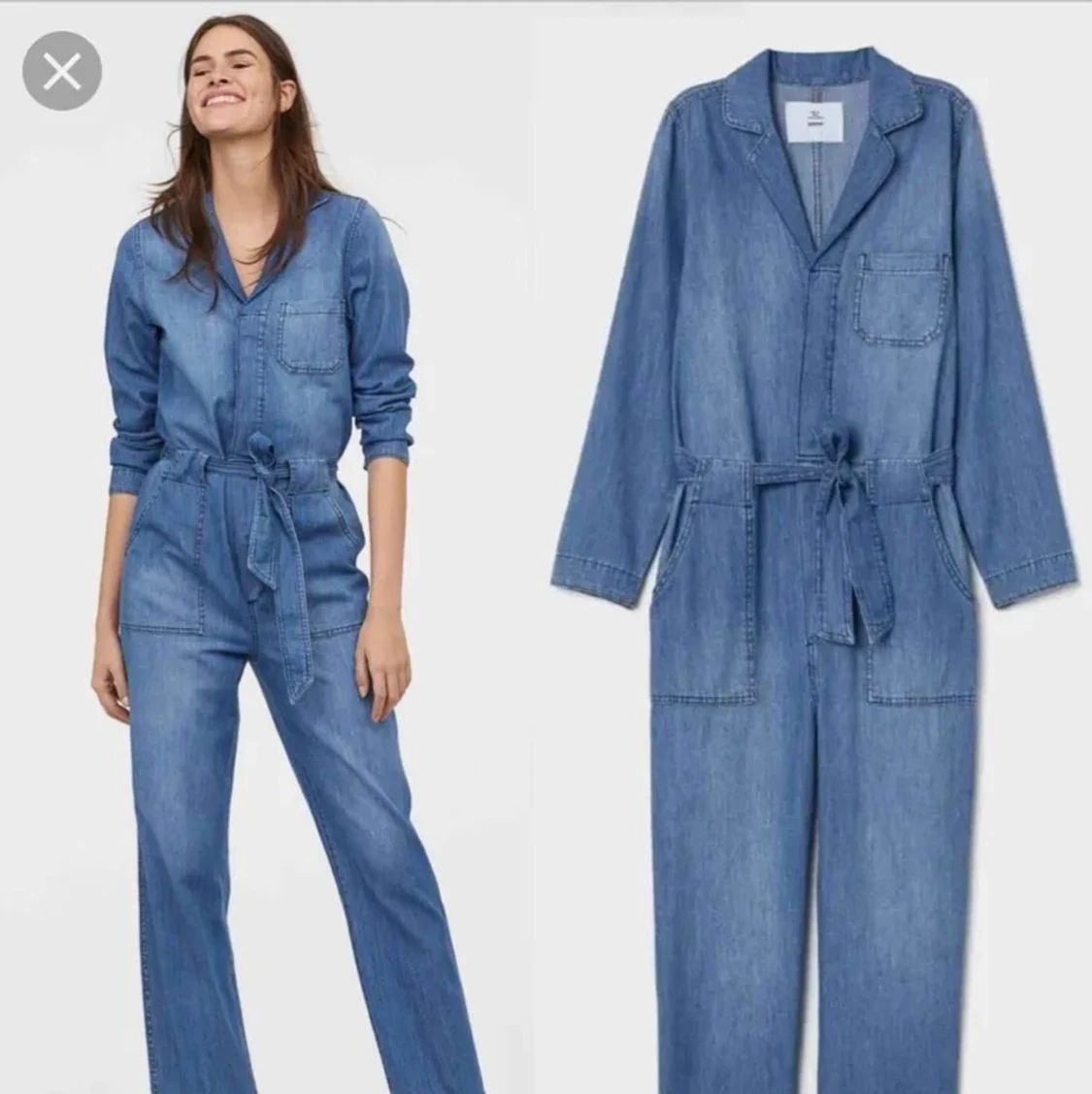Boilersuit/byxdress i denim