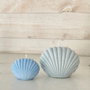 Designljus - Handgjorda ljus, snäcka stor 99kr, liten 59kr 