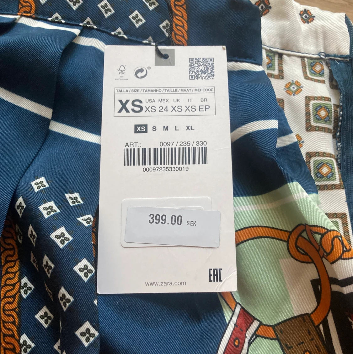 Mönstrad Zara kjol - 91