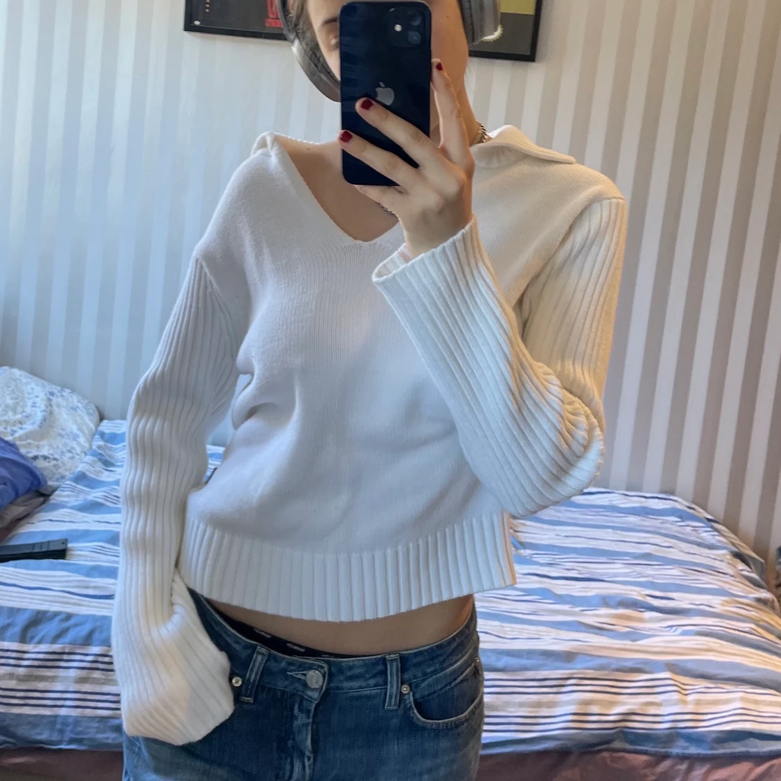 stickad tröja  - 90