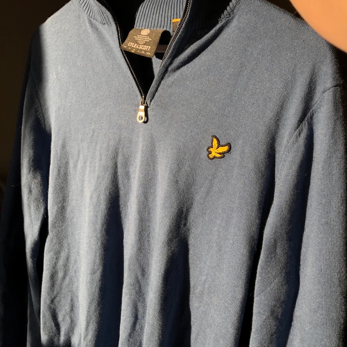 Lyle & scott långärmad med dragkedja - 90