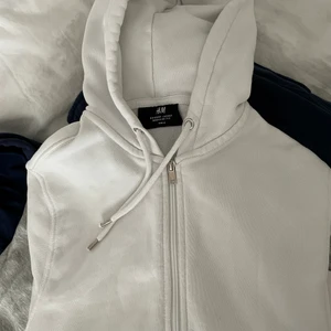 Hoodie Vit - Vit Hoodie H&M