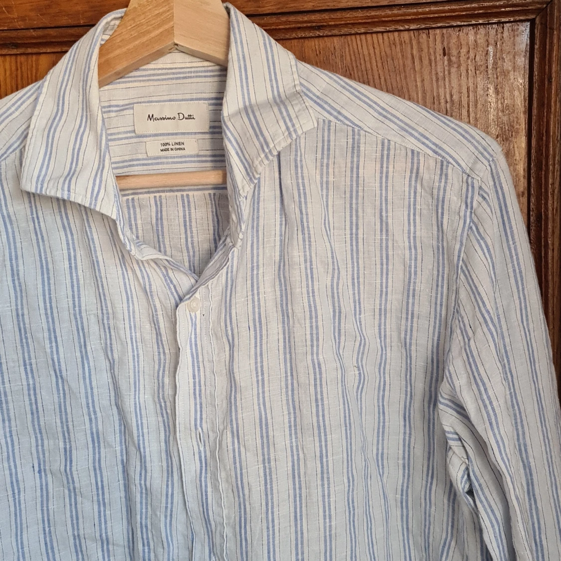 Linne skjorta strl L - 91