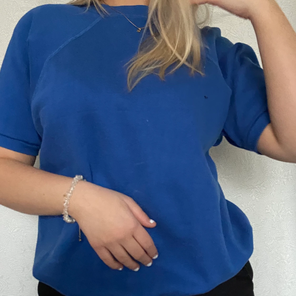 Blå fin tröja  - 90